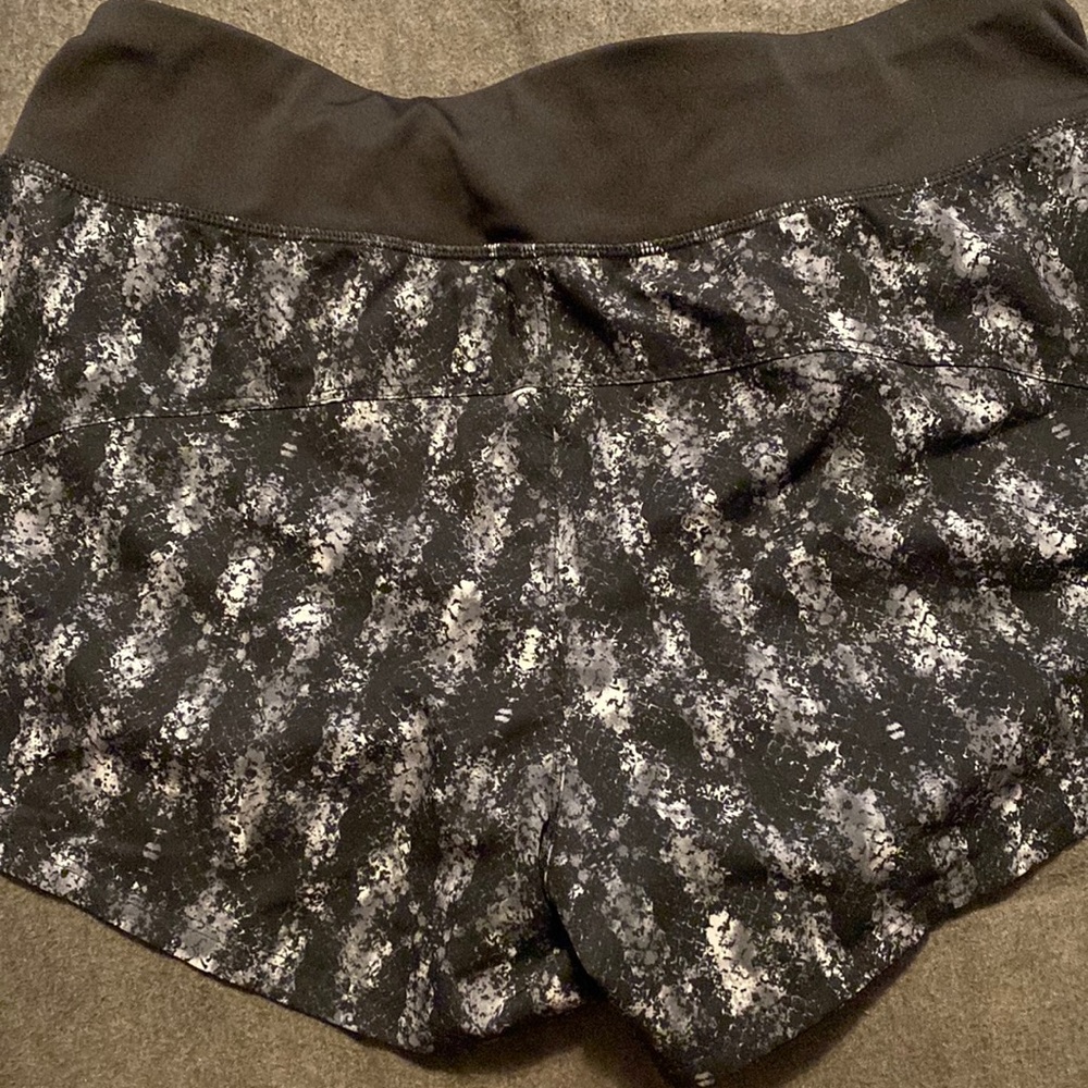 Black white and grey shorts